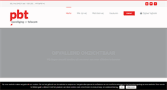 Desktop Screenshot of pbt.nl